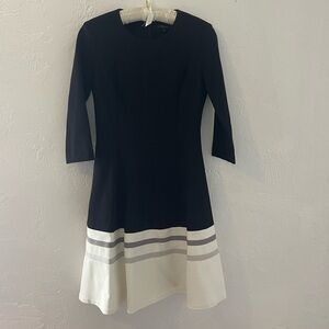 Lisa Perry BARNEY’S NEW YORK LISA PERRY Black White Dress  Size 4
